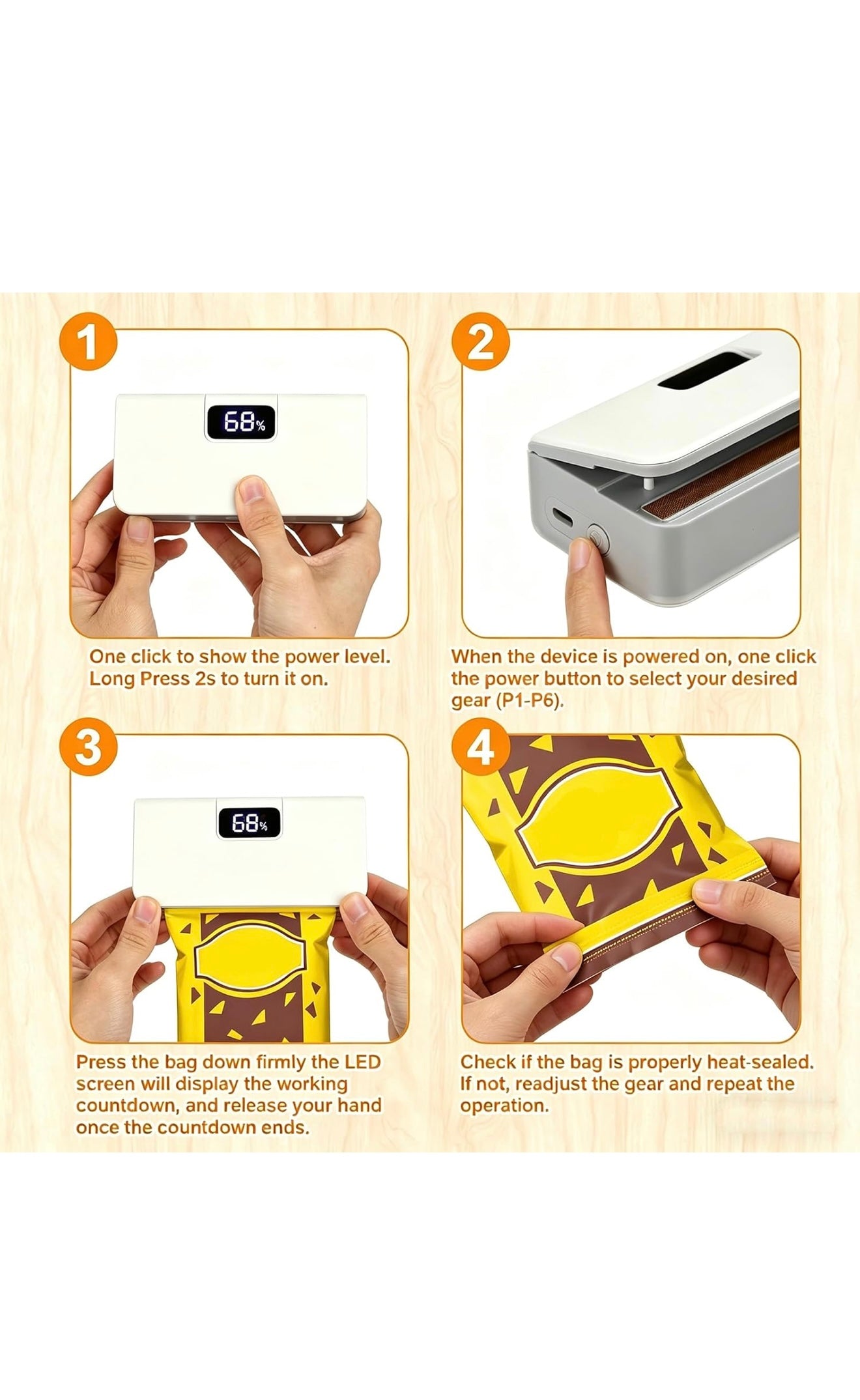Seal Any Bag in Seconds- No More Steal Food
