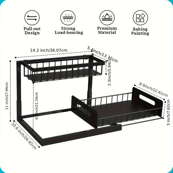EasySpace™ – Slide-Out Under Sink Organizer